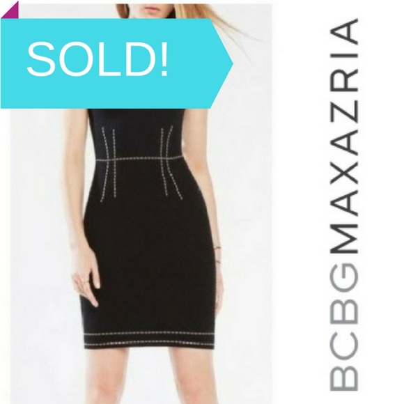 BCBGMaxAzria Dresses & Skirts - BCBGMaxAzria Black Stretch Sleeveless Dress